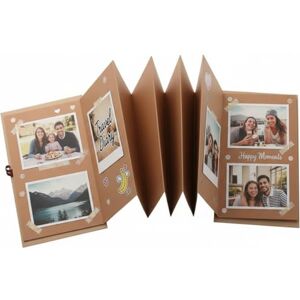 SUPVOX Album Photo Accordéon 15 cm, 18 Feuilles (34 Pages) pour Scrapbooking DIY, Livre à Photos Leporello en Papier Kraft, Cadeau Personnalisé pour Mariage, Anniversaire, Noël - Publicité SUPVOX Album Photo Accordéon 15 cm, 18 Feuilles (34 Pages) pour Scrapbooking DIY, Livre à Photos Leporello en Papier Kraft, Cadeau Personnalisé pour Mariage, Anniversaire, Noël - Publicité
