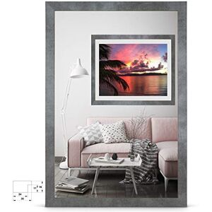 rahmengalerie24 Cadre photo Alice 80x100 cm Cadre en béton Verre acrylique Sans passe-partout Cadre portrait Cadre amovible pour photos et images en MDF Cadre décoratif sans contenu - Publicité rahmengalerie24 Cadre photo Alice 80x100 cm Cadre en béton Verre acrylique Sans passe-partout Cadre portrait Cadre amovible pour photos et images en MDF Cadre décoratif sans contenu - Publicité