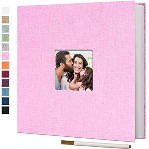 Vienrose Grand Album Photo Adhésif Scrapbooking 40 Pages, Lin Relié livre photo DIY 33 x 32 cm avec un Stylo Métallique pour Mariage, Voyage, Famille & Cadeau, Convient aux Photos 10x15 - Publicité Vienrose Grand Album Photo Adhésif Scrapbooking 40 Pages, Lin Relié livre photo DIY 33 x 32 cm avec un Stylo Métallique pour Mariage, Voyage, Famille & Cadeau, Convient aux Photos 10x15 - Publicité