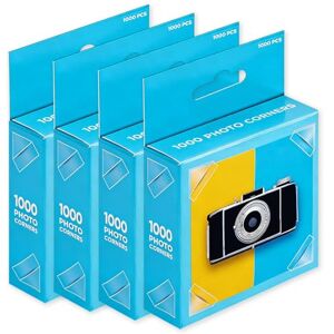Lwezgi Lot de 2000 coins photo autocollants transparents pour images, albums, scrapbooking, bricolage, bricolage, accessoires d'album photo - Publicité Lwezgi Lot de 2000 coins photo autocollants transparents pour images, albums, scrapbooking, bricolage, bricolage, accessoires d'album photo - Publicité