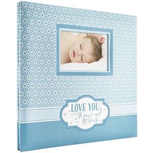 MCS Album de Scrapbooking Extensible de 10 Pages pour bébé avec Couverture d'ouverture Photo et Pages de 30,5 x 30,5 cm, 34,3 x 31,8 cm, « Love You to The Moon and Back » - Publicité MCS Album de Scrapbooking Extensible de 10 Pages pour bébé avec Couverture d'ouverture Photo et Pages de 30,5 x 30,5 cm, 34,3 x 31,8 cm, « Love You to The Moon and Back » - Publicité