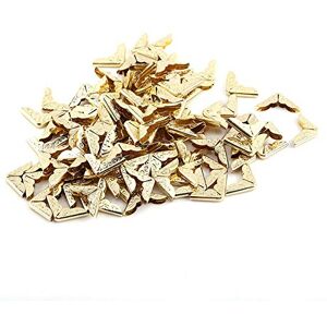 Fydun Protections d'Angle en Métal, 100pcs Coin Livre Vintage, Album Photo Coins Décorations, Coin de Protection pour Album Photo, Livres, Scrapbooking, Menus - Publicité Fydun Protections d'Angle en Métal, 100pcs Coin Livre Vintage, Album Photo Coins Décorations, Coin de Protection pour Album Photo, Livres, Scrapbooking, Menus - Publicité