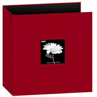Pioneer Albums Photo Album classeur 3 Anneaux Tissu avec fenêtre 21,6 x 27,9 cm – Rouge, - Publicité Pioneer Albums Photo Album classeur 3 Anneaux Tissu avec fenêtre 21,6 x 27,9 cm – Rouge, - Publicité