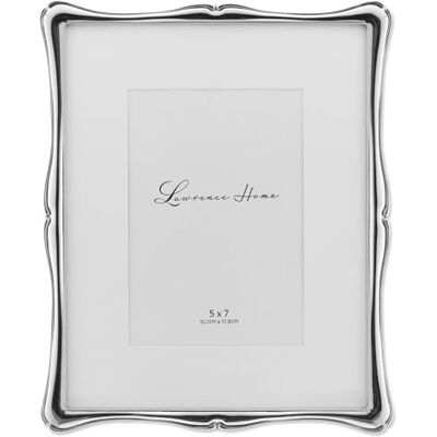 Lawrence Frames 710280 Cadre photo romantique en métal argenté mat 20 x 25 cm - Publicité Lawrence Frames 710280 Cadre photo romantique en métal argenté mat 20 x 25 cm - Publicité