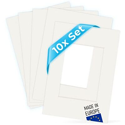 PHOTOLINI 10 x Passe-Partout Blanc pour Photos 24 x 30 cm (15 x 20 cm) - Publicité PHOTOLINI 10 x Passe-Partout Blanc pour Photos 24 x 30 cm (15 x 20 cm) - Publicité