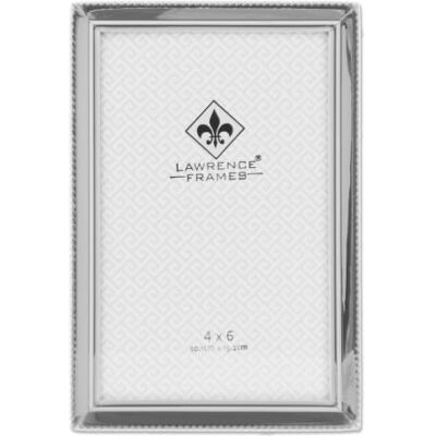 Lawrence Frames 11646 Cadre photo à bordure perles 10 x 15 cm Plaqué argent poli - Publicité Lawrence Frames 11646 Cadre photo à bordure perles 10 x 15 cm Plaqué argent poli - Publicité