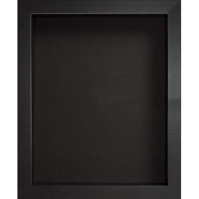Frame Company Radcliffe Cadre photo en bois, boîte vitrine 3D profonde, Pin, Black Backing Board, A2 - Publicité Frame Company Radcliffe Cadre photo en bois, boîte vitrine 3D profonde, Pin, Black Backing Board, A2 - Publicité