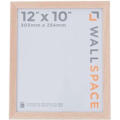 Wall Space Cadre photo en chêne 30,5 x 25,4 cm Cadre photo en bois massif avec verre véritable Cadre photo de 30,5 x 25,4 cm - Publicité Wall Space Cadre photo en chêne 30,5 x 25,4 cm Cadre photo en bois massif avec verre véritable Cadre photo de 30,5 x 25,4 cm - Publicité