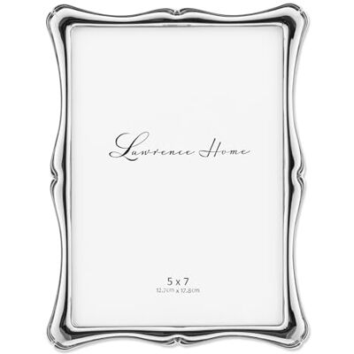 Lawrence Frames 710257 Cadre photo romantique en métal argenté 13 x 18 cm - Publicité Lawrence Frames 710257 Cadre photo romantique en métal argenté 13 x 18 cm - Publicité