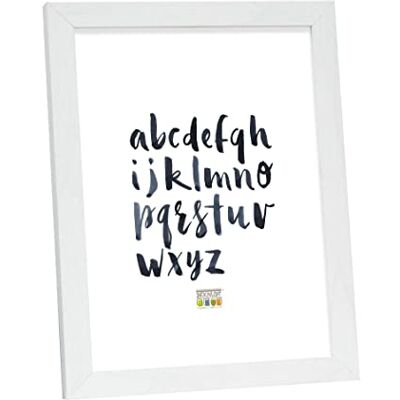 Deknudt Frames S44CF1 - Cadre photo en bois blanc étroit - Publicité Deknudt Frames S44CF1 - Cadre photo en bois blanc étroit - Publicité
