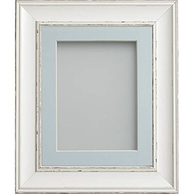 Frame Company Brooke Cadre photo antique avec passe-partout Bleu clair 15 x 10 cm pour 12,7 x 7,6 cm - Publicité Frame Company Brooke Cadre photo antique avec passe-partout Bleu clair 15 x 10 cm pour 12,7 x 7,6 cm - Publicité
