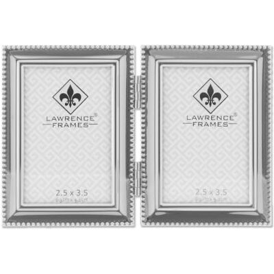 Lawrence Frames Lawrence Metals Lot de 2 cadres doubles Argenté 6,3 x 8,9 cm - Publicité Lawrence Frames Lawrence Metals Lot de 2 cadres doubles Argenté 6,3 x 8,9 cm - Publicité