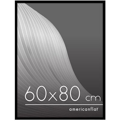 Americanflat Cadre Photo 60x80 cm Noir Cadre 80x60 cm avec Bordure Fine, Plexi Poli, Matériel de Suspension Intégré pour Mur - Publicité Americanflat Cadre Photo 60x80 cm Noir Cadre 80x60 cm avec Bordure Fine, Plexi Poli, Matériel de Suspension Intégré pour Mur - Publicité