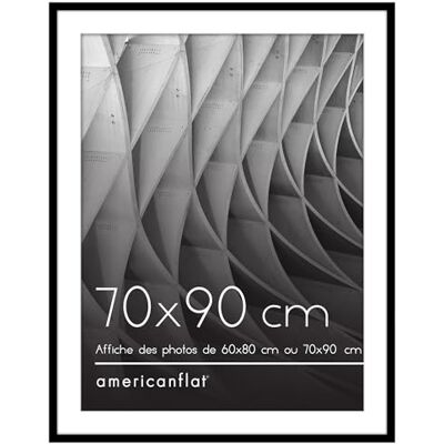 Americanflat Cadre 70x90 cm Noir Cadre Photo 60x80 cm avec Passe-Partout ou 90x70 cm sans Passe-Partout Plexi Poli Suspension Verticale ou Horizontale - Publicité Americanflat Cadre 70x90 cm Noir Cadre Photo 60x80 cm avec Passe-Partout ou 90x70 cm sans Passe-Partout Plexi Poli Suspension Verticale ou Horizontale - Publicité