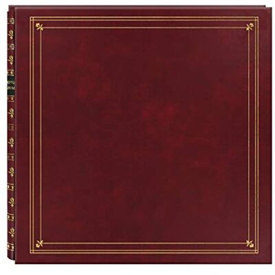 Pioneer Album photo, simili cuir, acier inoxydable, papier PVC, rouge bordeaux - Publicité Pioneer Album photo, simili cuir, acier inoxydable, papier PVC, rouge bordeaux - Publicité
