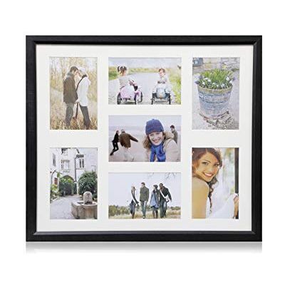 ARPAN Cadre Photo Multi-Ouvertures en MDF pour 7 Photos 15,2 x 10,2 cm, Noir, 40,5 x 35,2 cm - Publicité ARPAN Cadre Photo Multi-Ouvertures en MDF pour 7 Photos 15,2 x 10,2 cm, Noir, 40,5 x 35,2 cm - Publicité