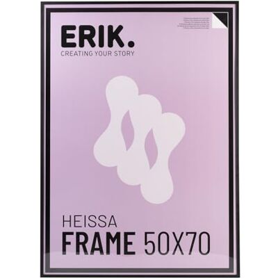 Grupo Erik Cadre 50 x 70 cm Noir Mat, en Aluminium Décoration Murale, Cadre pour Puzzle 50x70 - Publicité Grupo Erik Cadre 50 x 70 cm Noir Mat, en Aluminium Décoration Murale, Cadre pour Puzzle 50x70 - Publicité