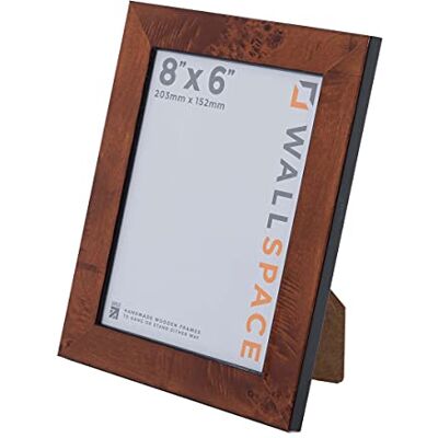 Wall Space Cadre photo 20,3 x 15,2 cm – Cadre photo en bois de noyer brillant 20,3 x 15,2 cm – Grand cadre photo fabriqué en bois massif naturel et verre véritable – Fait à la main au Royaume-Uni (203 - Publicité Wall Space Cadre photo 20,3 x 15,2 cm – Cadre photo en bois de noyer brillant 20,3 x 15,2 cm – Grand cadre photo fabriqué en bois massif naturel et verre véritable – Fait à la main au Royaume-Uni (203 - Publicité
