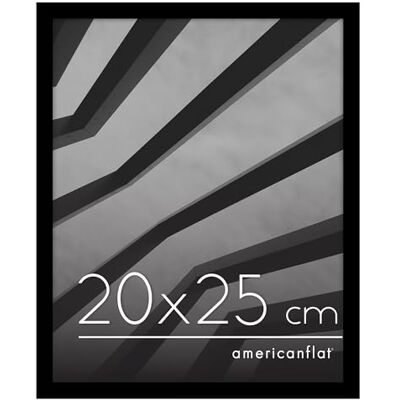 Americanflat Cadre Photo 20x25 cm Noir Cadre 25x20 cm avec Bordure Fine, Vitre Antichoc, Chevalet et Matériel de Suspension Intégré pour Mur et Surface Plane - Publicité Americanflat Cadre Photo 20x25 cm Noir Cadre 25x20 cm avec Bordure Fine, Vitre Antichoc, Chevalet et Matériel de Suspension Intégré pour Mur et Surface Plane - Publicité