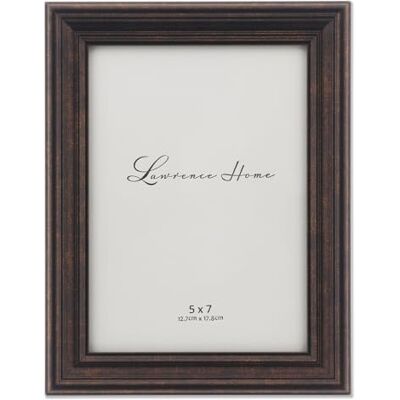 Lawrence Frames 535557 Cadre Photo en Bronze 12,7 x 17,8 cm - Publicité Lawrence Frames 535557 Cadre Photo en Bronze 12,7 x 17,8 cm - Publicité
