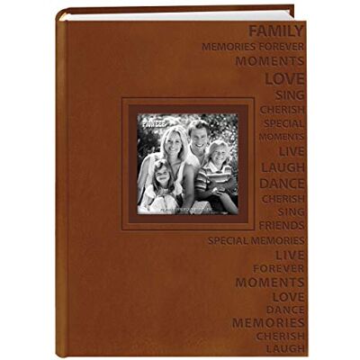 Pioneer Albums Photo 300-pocket 4 by 15,2 cm Motif Mots en Relief en Similicuir Bicolore Cadre Photo de Couverture Album, Marron - Publicité Pioneer Albums Photo 300-pocket 4 by 15,2 cm Motif Mots en Relief en Similicuir Bicolore Cadre Photo de Couverture Album, Marron - Publicité