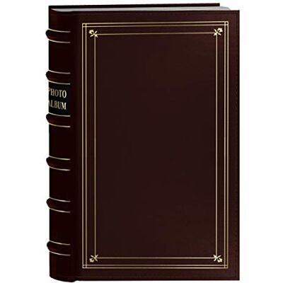 Pioneer Photo à 204 Pochettes à Anneaux pour Impressions de 10 x 15 cm, Cuir reconstitué Bordeaux avec Couverture dorée - Publicité Pioneer Photo à 204 Pochettes à Anneaux pour Impressions de 10 x 15 cm, Cuir reconstitué Bordeaux avec Couverture dorée - Publicité