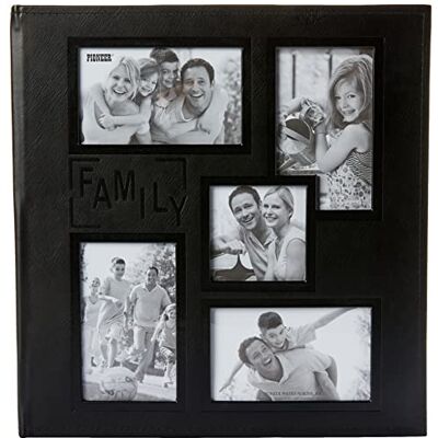 Pioneer Album photo en relief avec couverture en similicuir cousu 240 pochettes Noir - Publicité Pioneer Album photo en relief avec couverture en similicuir cousu 240 pochettes Noir - Publicité