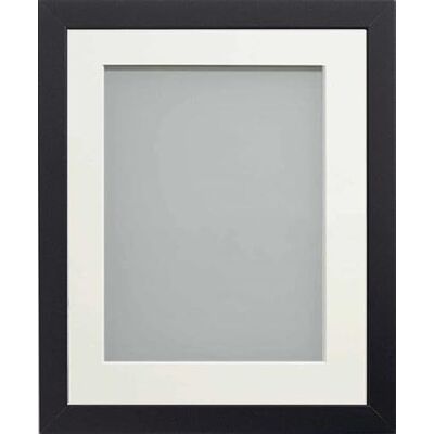 Frame Company Cadre photo Allington noir avec passe-partout blanc cassé, format A4 pour 22,9 x 15,2 cm, équipé de plexiglas - Publicité Frame Company Cadre photo Allington noir avec passe-partout blanc cassé, format A4 pour 22,9 x 15,2 cm, équipé de plexiglas - Publicité