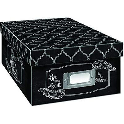 Pioneer Boîte de Rangement pour Photos, Noir et Blanc, Design partagé - Publicité Pioneer Boîte de Rangement pour Photos, Noir et Blanc, Design partagé - Publicité
