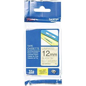 Brother TZE-MPGG31 ruban d'étiquette Noir sur or - Publicité Brother TZE-MPGG31 ruban d'étiquette Noir sur or - Publicité
