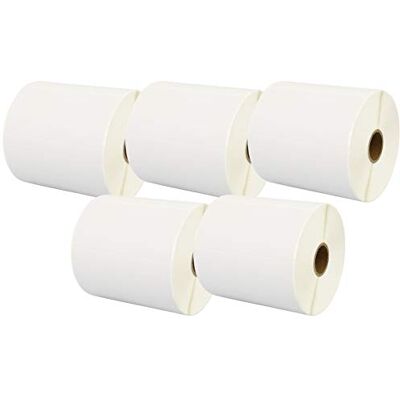 PRESTIGE CARTRIDGE Zebra Rouleaux Lot de 5 Etiquettes thermiques directes pour Imprimante 100 mm x 50 mm Blanc - Publicité PRESTIGE CARTRIDGE Zebra Rouleaux Lot de 5 Etiquettes thermiques directes pour Imprimante 100 mm x 50 mm Blanc - Publicité