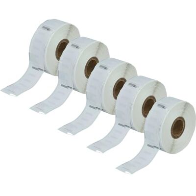 vhbw 5x Rouleau d'étiquettes 25mm x 54mm (500 étiquettes) compatible avec Seiko Smart Label Printer SLP240, SLP410, SLP420 étiqueteuse - Publicité vhbw 5x Rouleau d'étiquettes 25mm x 54mm (500 étiquettes) compatible avec Seiko Smart Label Printer SLP240, SLP410, SLP420 étiqueteuse - Publicité