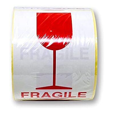UNIVERS GRAPHIQUE M-12 500 Etiquettes Fragile Logo VERRE Rouge 90 x 130 mm Etiquette de Signalisation Fragile Papier Brillant blanc avec impression Rouge étiquette Fragile Colle forte Permanente colis Fragile - Publicité UNIVERS GRAPHIQUE M-12 500 Etiquettes Fragile Logo VERRE Rouge 90 x 130 mm Etiquette de Signalisation Fragile Papier Brillant blanc avec impression Rouge étiquette Fragile Colle forte Permanente colis Fragile - Publicité