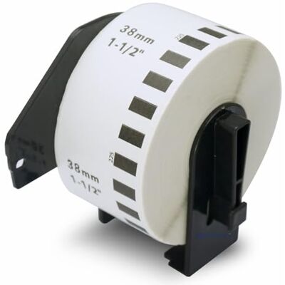 BETCKEY 1 DK-22225 Rouleau de Papier Continu Compatible avec Brother, 38mm x 30.48m, 1 Étiquettes pour Imprimantes d'Étiquettes QL Brother - Publicité BETCKEY 1 DK-22225 Rouleau de Papier Continu Compatible avec Brother, 38mm x 30.48m, 1 Étiquettes pour Imprimantes d'Étiquettes QL Brother - Publicité
