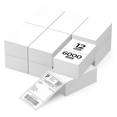 MUNBYN Lot de 6000 Étiquettes d'expédition Thermiques 4XL Etiquette Thermique 10 x 15 cm, Étiquettes Adresse Autocollantes Résistant aux rayures, à l'eau, à la saleté, à la poussière et à la graisse - Publicité MUNBYN Lot de 6000 Étiquettes d'expédition Thermiques 4XL Etiquette Thermique 10 x 15 cm, Étiquettes Adresse Autocollantes Résistant aux rayures, à l'eau, à la saleté, à la poussière et à la graisse - Publicité