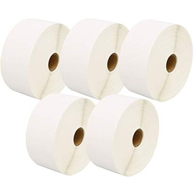 PRESTIGE CARTRIDGE 5,000 Zebra 52mm x 38mm Thermique Directe Papier Étiquettes (1000 étiquettes par rouleau) pour Imprimante Zebra 5 Rouleaux - Publicité PRESTIGE CARTRIDGE 5,000 Zebra 52mm x 38mm Thermique Directe Papier Étiquettes (1000 étiquettes par rouleau) pour Imprimante Zebra 5 Rouleaux - Publicité