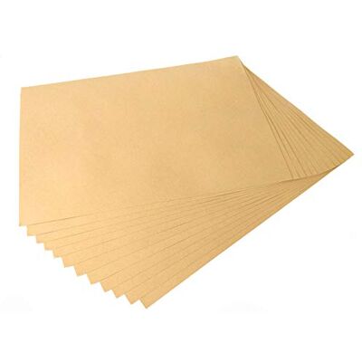 EVG A4 120 g/m² Papier Kraft, Finition Mate, Vierge Lot de 50 Feuilles - Publicité EVG A4 120 g/m² Papier Kraft, Finition Mate, Vierge Lot de 50 Feuilles - Publicité