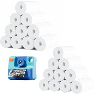Dragon 57x25mm Papier Thermique Premium – Durée de Vie d’Image de 10 Ans Pour Appareils Photo Instantanés Enfants, Imprimantes de Reçus PDQ & Mini Imprimantes Thermiques (20 Rouleaux) - Publicité Dragon 57x25mm Papier Thermique Premium – Durée de Vie d’Image de 10 Ans Pour Appareils Photo Instantanés Enfants, Imprimantes de Reçus PDQ & Mini Imprimantes Thermiques (20 Rouleaux) - Publicité