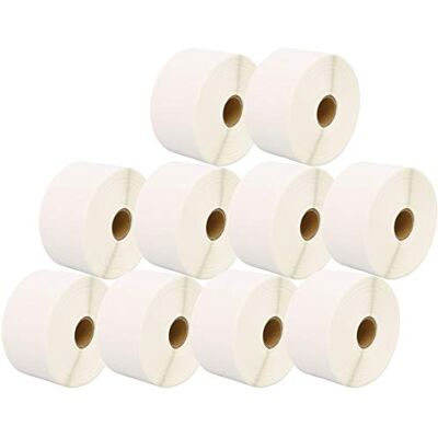 PRESTIGE CARTRIDGE 10,000 Zebra 50mm x 25mm Thermique Directe Papier Étiquettes (1000 étiquettes par rouleau) pour Imprimante Zebra 10 Rouleaux - Publicité PRESTIGE CARTRIDGE 10,000 Zebra 50mm x 25mm Thermique Directe Papier Étiquettes (1000 étiquettes par rouleau) pour Imprimante Zebra 10 Rouleaux - Publicité