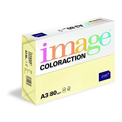 IMAGE Coloraction Papier de couleur Jaune Desert 80 g/m² A3 Ramette de 500 feuilles - Publicité IMAGE Coloraction Papier de couleur Jaune Desert 80 g/m² A3 Ramette de 500 feuilles - Publicité