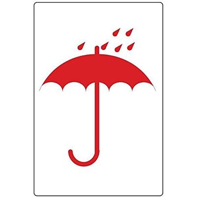 UNIVERS GRAPHIQUE M-10 500 Etiquettes craint Humidité 90 x 130 mm Etiquette Signalisation Symbole Parapluie imprimé en rouge Etiquette Craint l'Eau Humidité Papier Brillant Colle forte Permanente pour colis sensible - Publicité UNIVERS GRAPHIQUE M-10 500 Etiquettes craint Humidité 90 x 130 mm Etiquette Signalisation Symbole Parapluie imprimé en rouge Etiquette Craint l'Eau Humidité Papier Brillant Colle forte Permanente pour colis sensible - Publicité