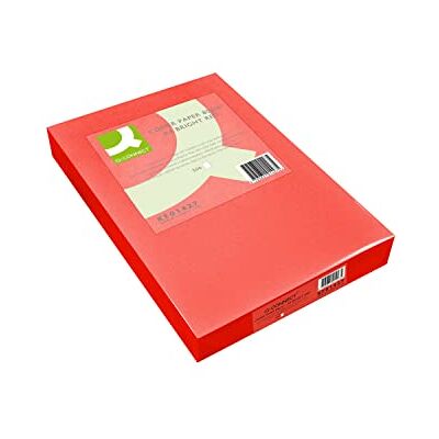 Q-Connect 972060 Papier Multi Fonctions A4 80g/m2 Intense Ramette Lot de 500 Orange - Publicité Q-Connect 972060 Papier Multi Fonctions A4 80g/m2 Intense Ramette Lot de 500 Orange - Publicité