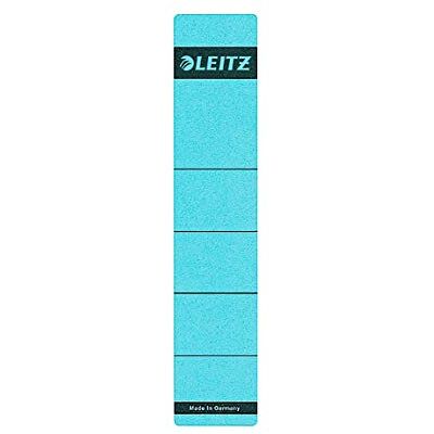 Leitz Étiquettes Self Adhesive pour Classeurs à Levier Couverture Papier et Dos 50 mm, Étroit, Court, 39 x 192 mm, Papier, 16430035, Bleu, Lot de 10 Étiquettes - Publicité Leitz Étiquettes Self Adhesive pour Classeurs à Levier Couverture Papier et Dos 50 mm, Étroit, Court, 39 x 192 mm, Papier, 16430035, Bleu, Lot de 10 Étiquettes - Publicité