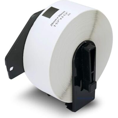 BETCKEY 1 Rouleau DK-11201 Étiquettes d'Adresse Compatible avec Brother, 29mm x 90mm, 400 Étiquettes pour Imprimantes d'Étiquettes QL Brother - Publicité BETCKEY 1 Rouleau DK-11201 Étiquettes d'Adresse Compatible avec Brother, 29mm x 90mm, 400 Étiquettes pour Imprimantes d'Étiquettes QL Brother - Publicité