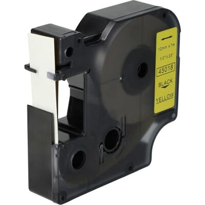 vhbw Ruban compatible avec Dymo LabelManager 450D 500TS, 500, PC II imprimante d'étiquettes 7m x 12mm Noir sur Jaune - Publicité vhbw Ruban compatible avec Dymo LabelManager 450D 500TS, 500, PC II imprimante d'étiquettes 7m x 12mm Noir sur Jaune - Publicité
