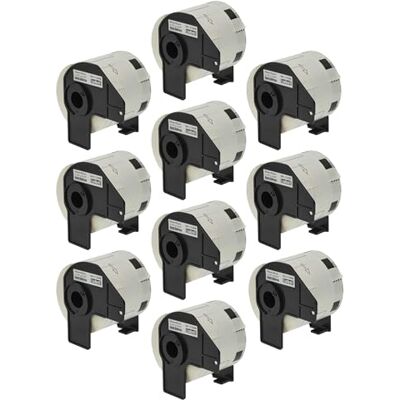 vhbw 10x Rouleau d'étiquettes + support 62mm x 29mm (800 étiquettes) remplacement pour Brother DK-11209 pour étiqueteuse premium - Publicité vhbw 10x Rouleau d'étiquettes + support 62mm x 29mm (800 étiquettes) remplacement pour Brother DK-11209 pour étiqueteuse premium - Publicité