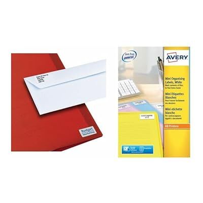 Avery 1625 mini étiquettes Laser blanches, format 38,1 x 21,2 mm (25 feuilles A4 / cdt) - Publicité Avery 1625 mini étiquettes Laser blanches, format 38,1 x 21,2 mm (25 feuilles A4 / cdt) - Publicité