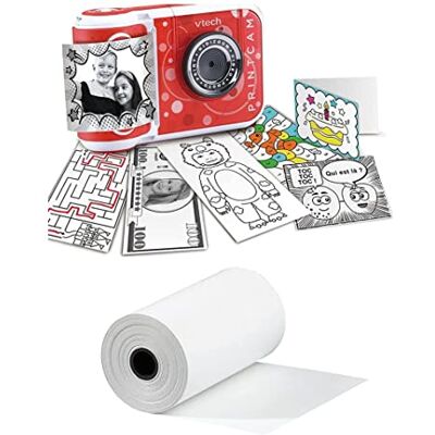 Materiel-pro 10 bobines rouleaux pour Appareil Photo 57 X 30 mm Impression Papier thermique Recharge papier kidizoom print cam, photo studio, photo creator, Vtech - Publicité Materiel-pro 10 bobines rouleaux pour Appareil Photo 57 X 30 mm Impression Papier thermique Recharge papier kidizoom print cam, photo studio, photo creator, Vtech - Publicité