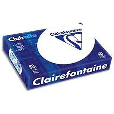 Visiodirect Lot de 4 Ramettes de 250 feuilles papier blanc CLAIRALFA 160 grammes format A4 2618 - Publicité Visiodirect Lot de 4 Ramettes de 250 feuilles papier blanc CLAIRALFA 160 grammes format A4 2618 - Publicité
