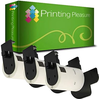 Printing Pleasure 3 x DK11207 CD/DVD Étiquettes Rondes pour Brother P-Touch QL-500 QL-500BW QL-550 QL-570 QL-700 QL-720NW QL-800 QL-810W QL-1050 QL-1100 QL-1110NWB 58mm x 58mm 100 Étiquettes par Rouleau - Publicité Printing Pleasure 3 x DK11207 CD/DVD Étiquettes Rondes pour Brother P-Touch QL-500 QL-500BW QL-550 QL-570 QL-700 QL-720NW QL-800 QL-810W QL-1050 QL-1100 QL-1110NWB 58mm x 58mm 100 Étiquettes par Rouleau - Publicité